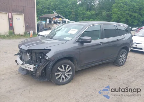 2019 Honda Pilot Ex-L z USA, uszkodzony, nr VIN 5FNYF6H51KB065223